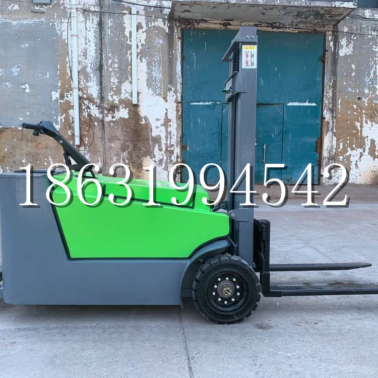 连山区小型电动叉车1吨2吨步行站驾式电瓶堆高充电装卸车液压升降车铲车